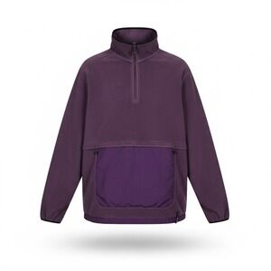 Motion Expedition 1/4 Zip Hoodie Size Medium Purple 1/4 Zip Fleece Pullover NWT